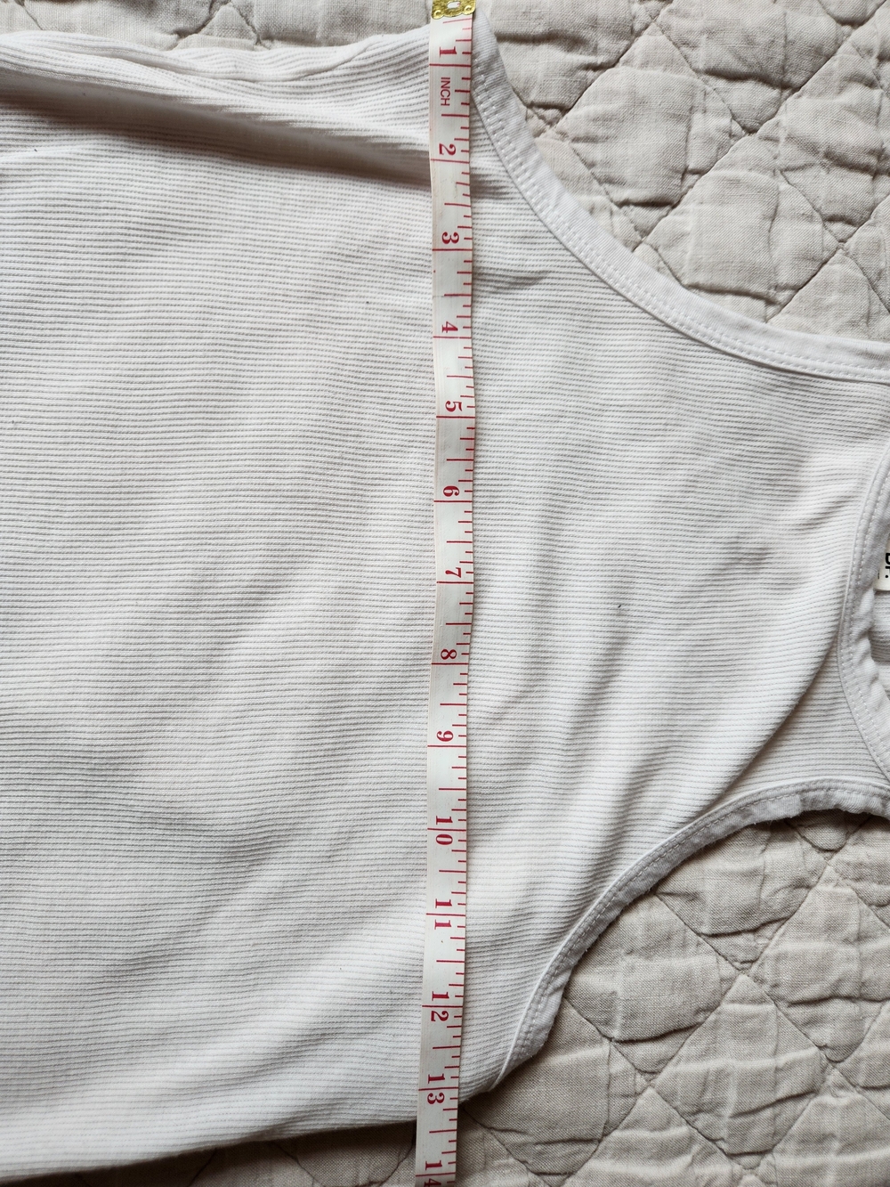 bp White Ribbed Tank - Picture 3 of 4